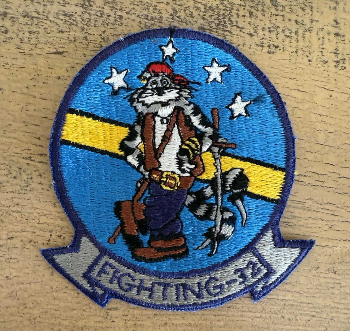 Vintage US Navy F-14 Tomcat Fighting 32 Squadron Patch