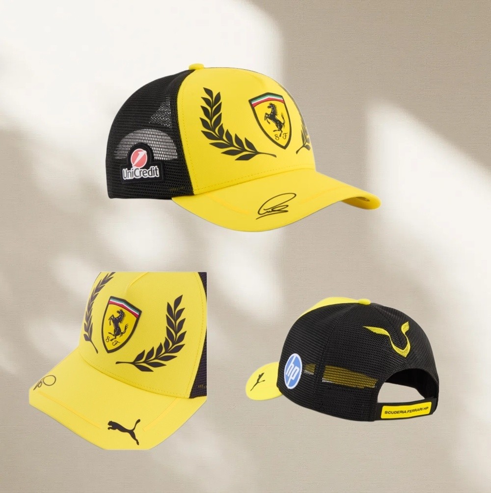 Ferrari Lewis Hamilton Scuderia Men Adjustable Mesh Casual Sports Baseball Cap