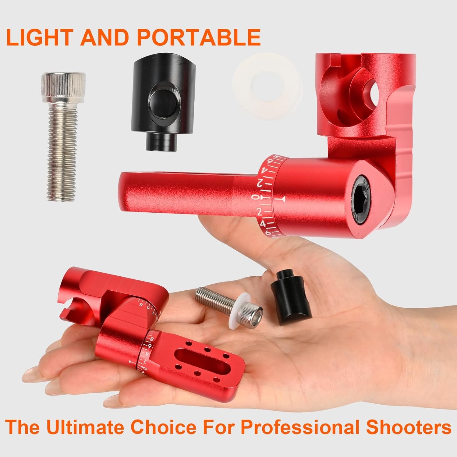 SPG Archery Single Side V-Bar Mount - Adjustable Bow Stabilizer Quick Disconnect