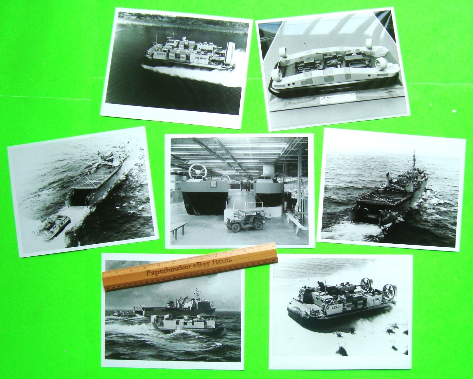 Lot/7 Official 1985 USN AMPHIBIOUS ASSAULT LANDING CRAFT #1 PHOTOS Bob Carlisle