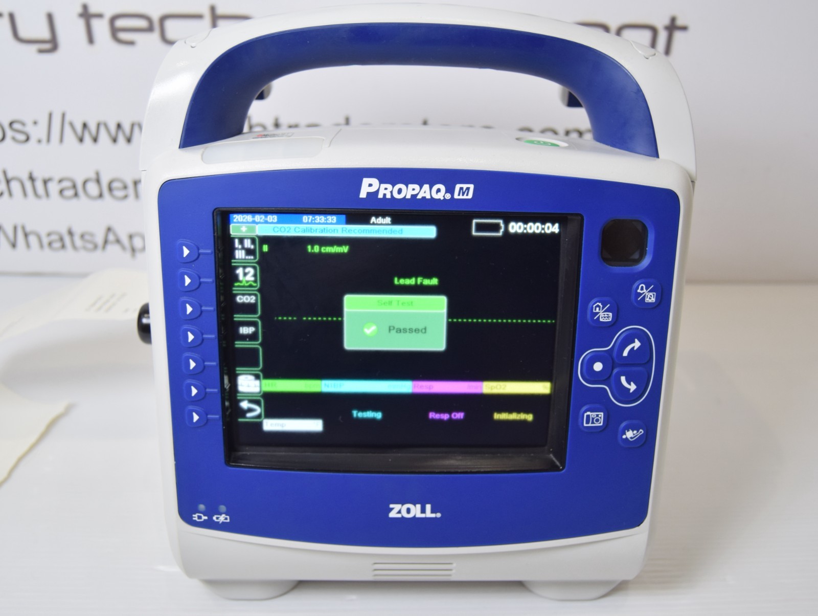 Zoll Propaq M Monitor with ECG, SPO2, NIBP, CO2, P1,P2,P3, T1,T2 Mint condition