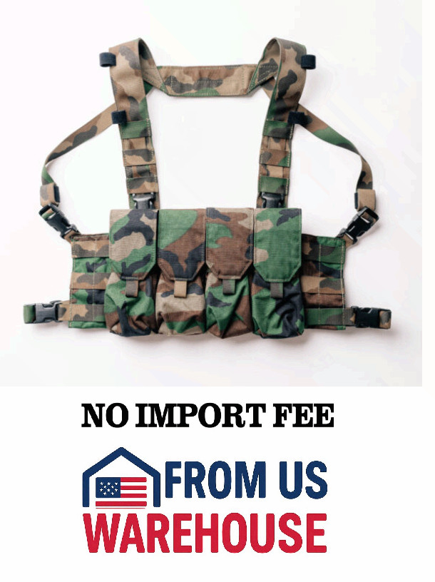 Onward Research Recce Rig M81 Woodland Chest Rig H Harness USA Made Tactical