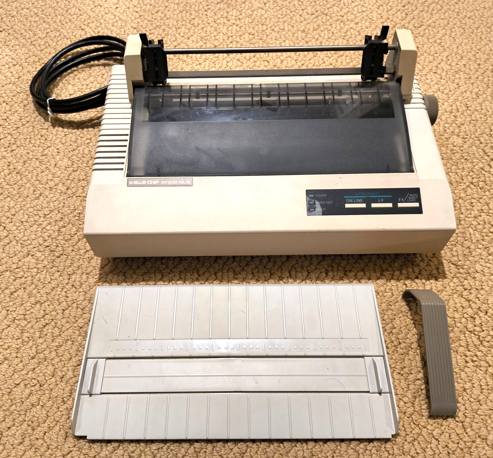 Blue Chip Dot Matrix Printer Model M120/NLQ ! Tested!