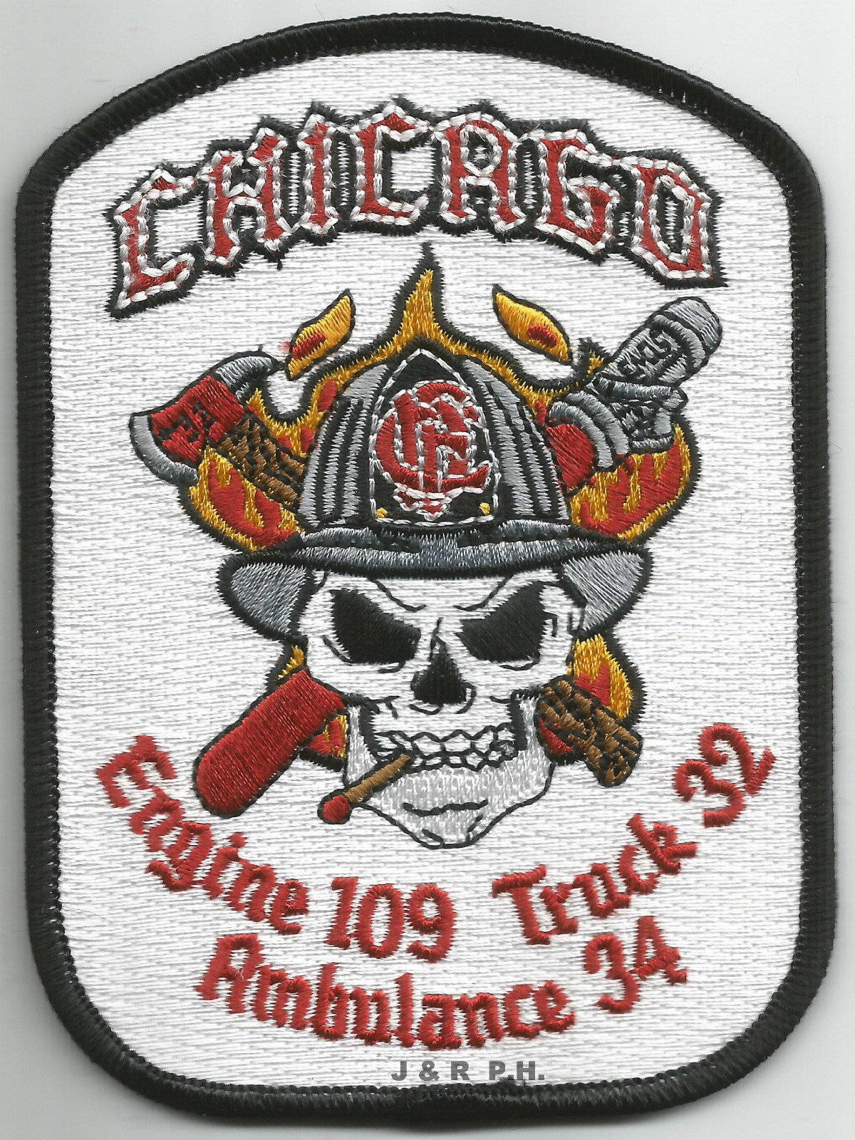 Chicago  Engine-109 / Truck-32 / Amb.-34, IL (3.25" x 4.5" size) fire patch
