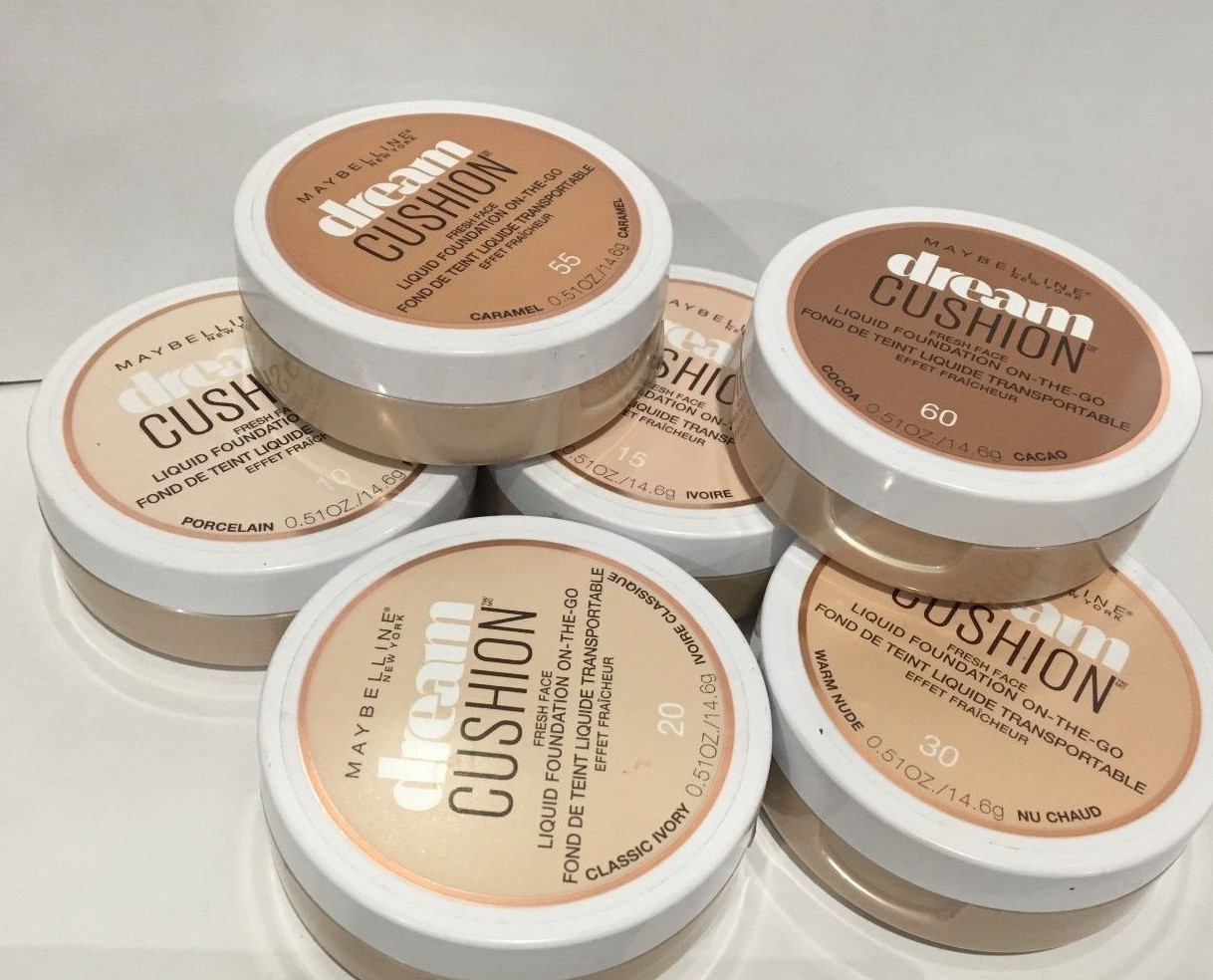 Maybelline New York Dream Cushion Liquid Foundation On The Go 8 COLORS TO CHOOSE