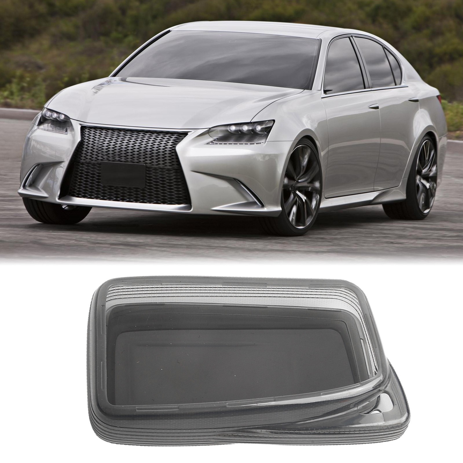 For Lexus Compatible Transparent Black Car Key Protector Fits Multiple Models