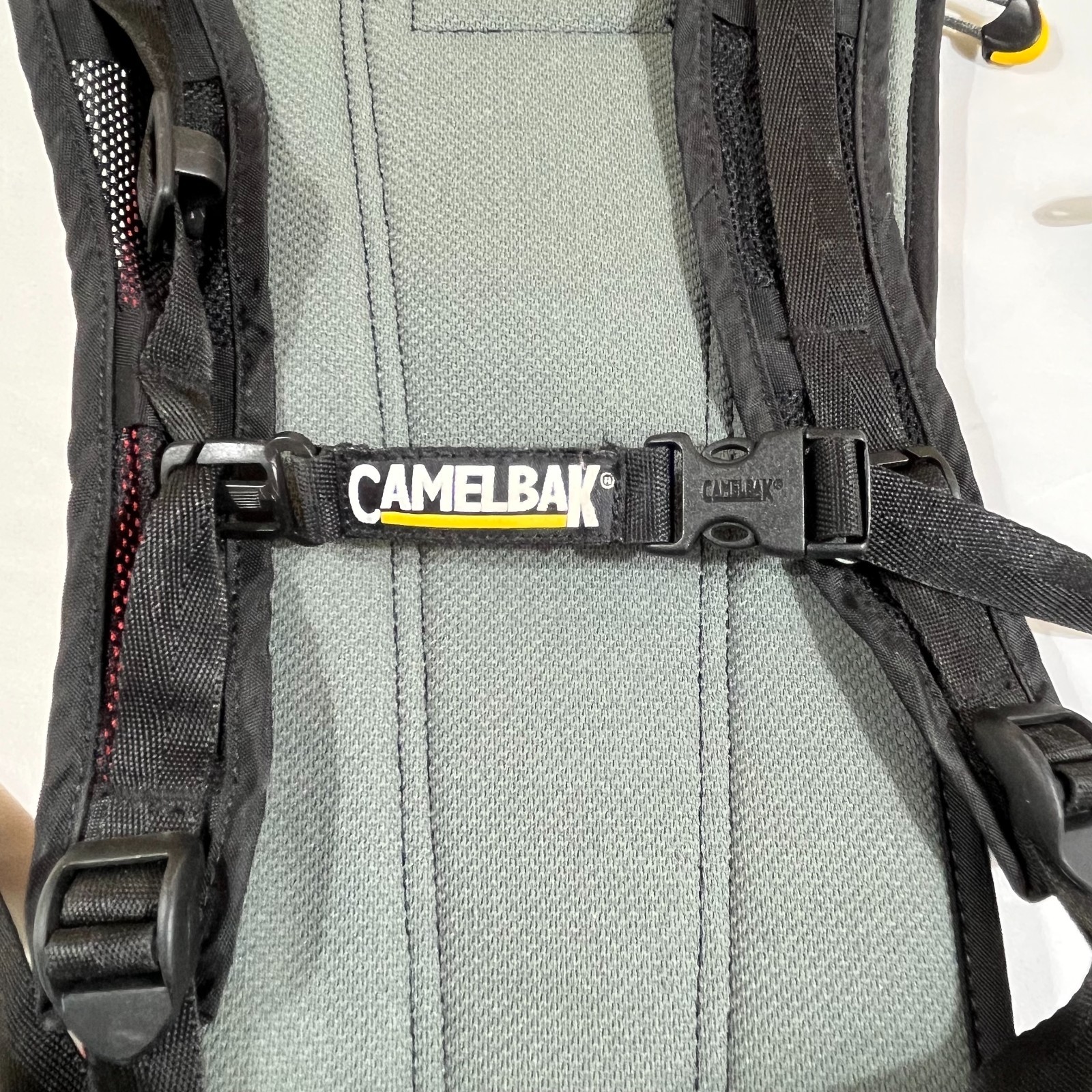 CamelBak Classic Hydration Pack Red Grey Small Backpack Hiking Cycling Biking