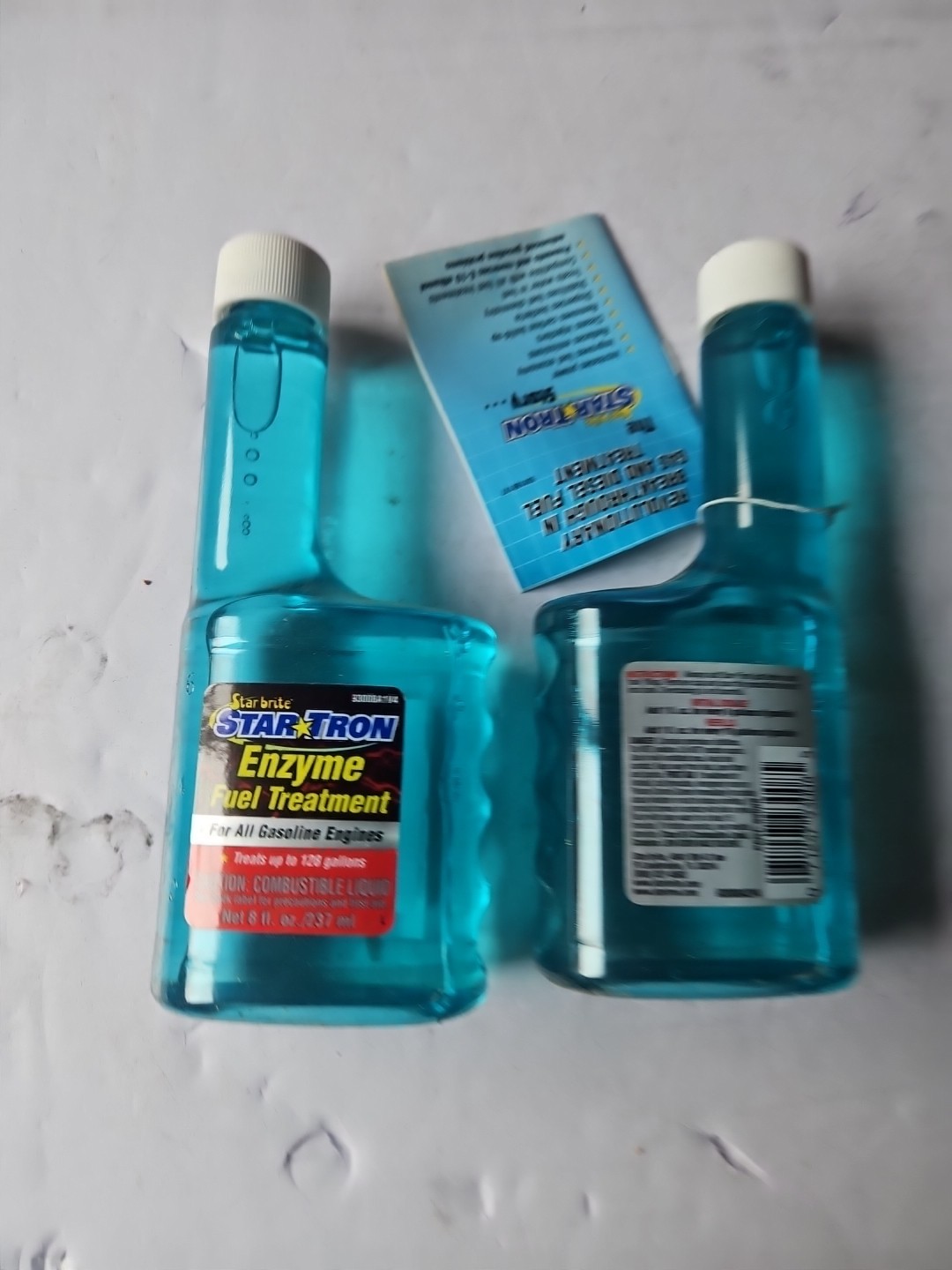 Star Tron Enzyme Fuel Treatment Concentrated Gas Formula 8 oz Treats 128 gal