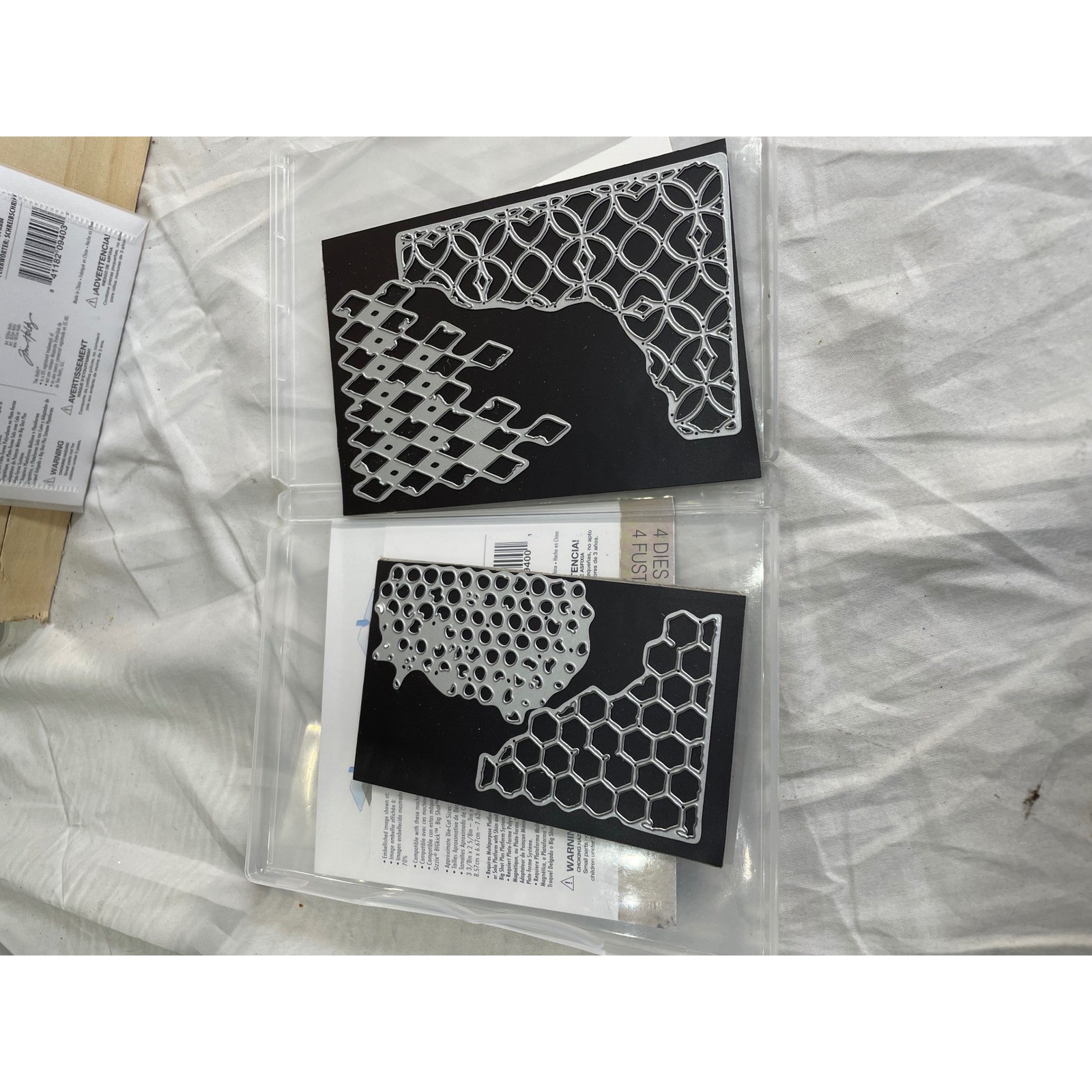 Sizzix Tim Holtz Thinlits Die Lot 3 Celebration Words Mixed Media Tree Line