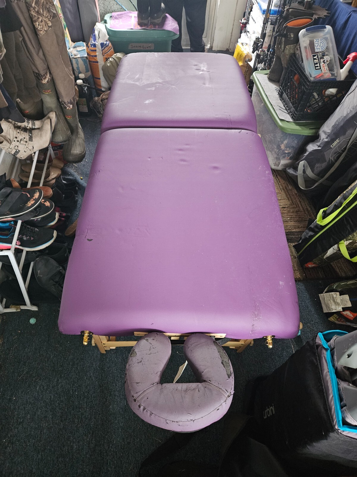 Used earthlite portable massage table