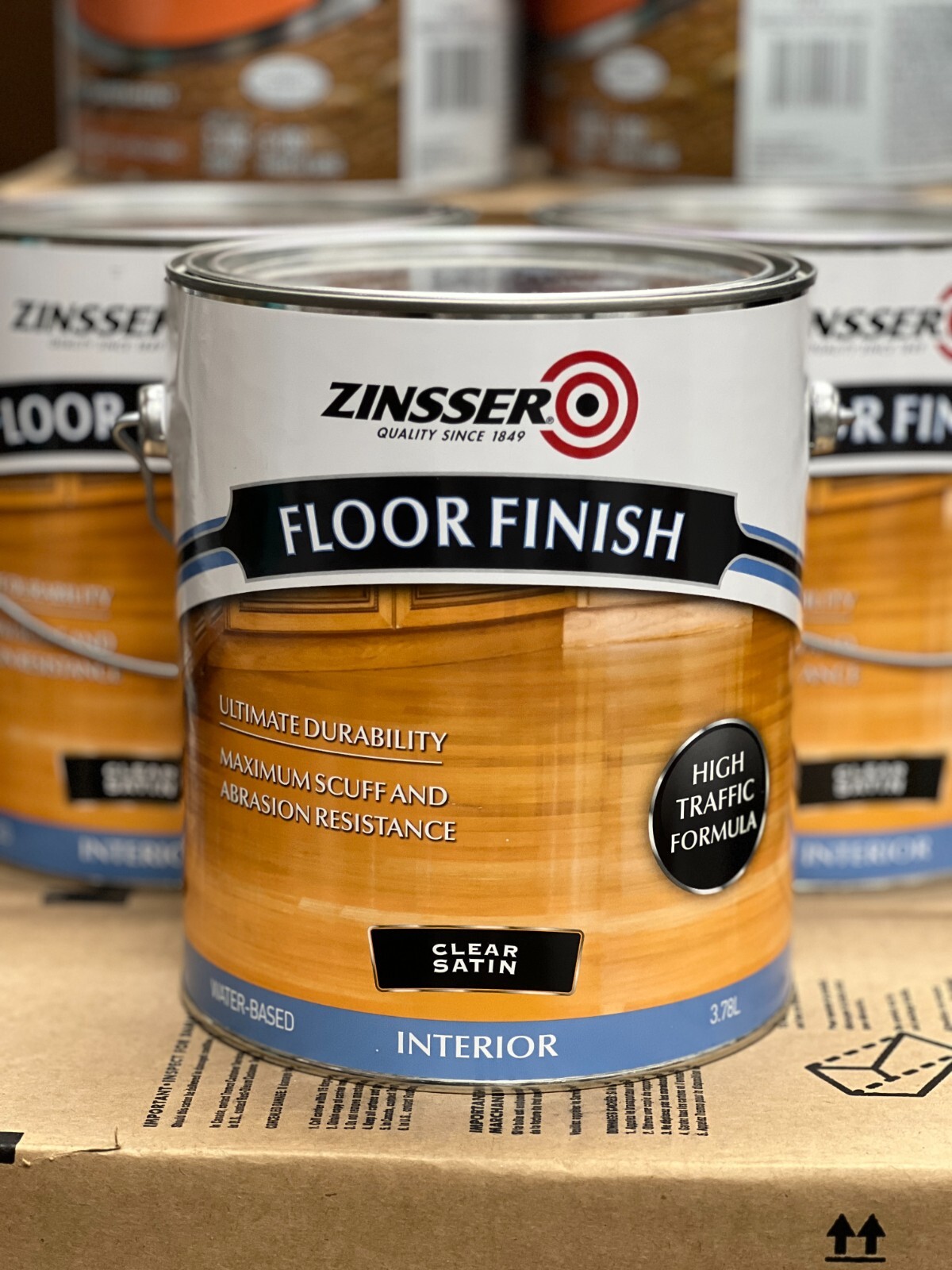 Rust-Oleum Zinsser Floor Finish Clear Water-Based Polyurethane 1-Gallon