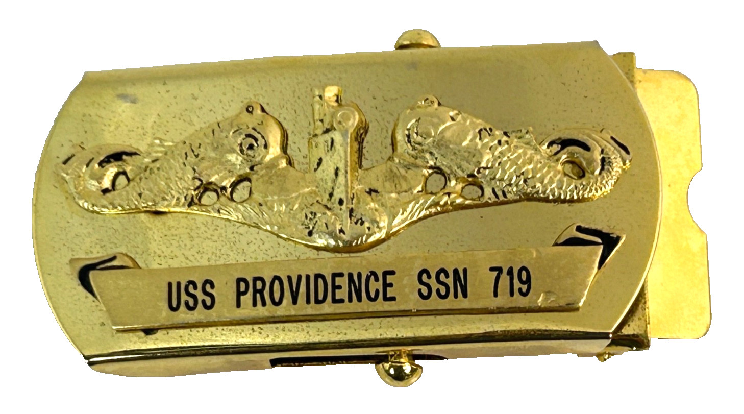 USS Providence SSN-719 Officers Belt Buckle