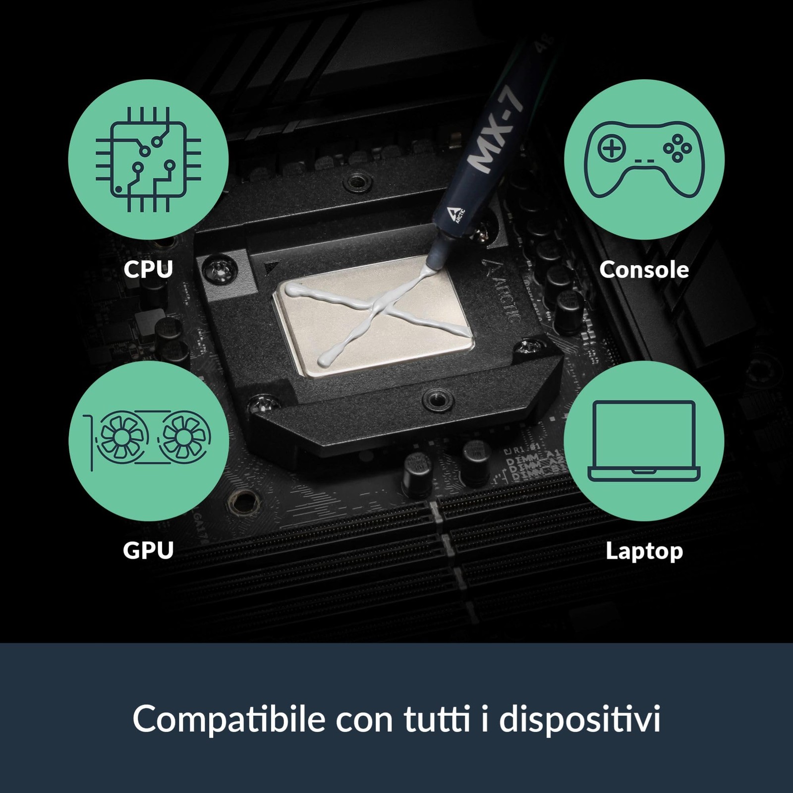 ARCTIC MX-7 (8 g) - Ultimate Performance Thermal Paste for CPUs, Consoles,...