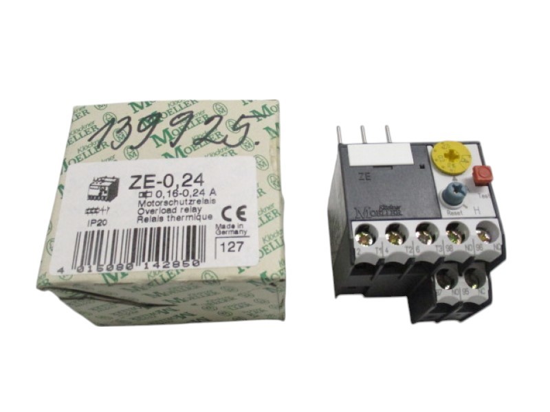 KLOCKNER MOELLER ZE-0,24 OVERLOAD RELAY 0,16-0,24A  NSMP
