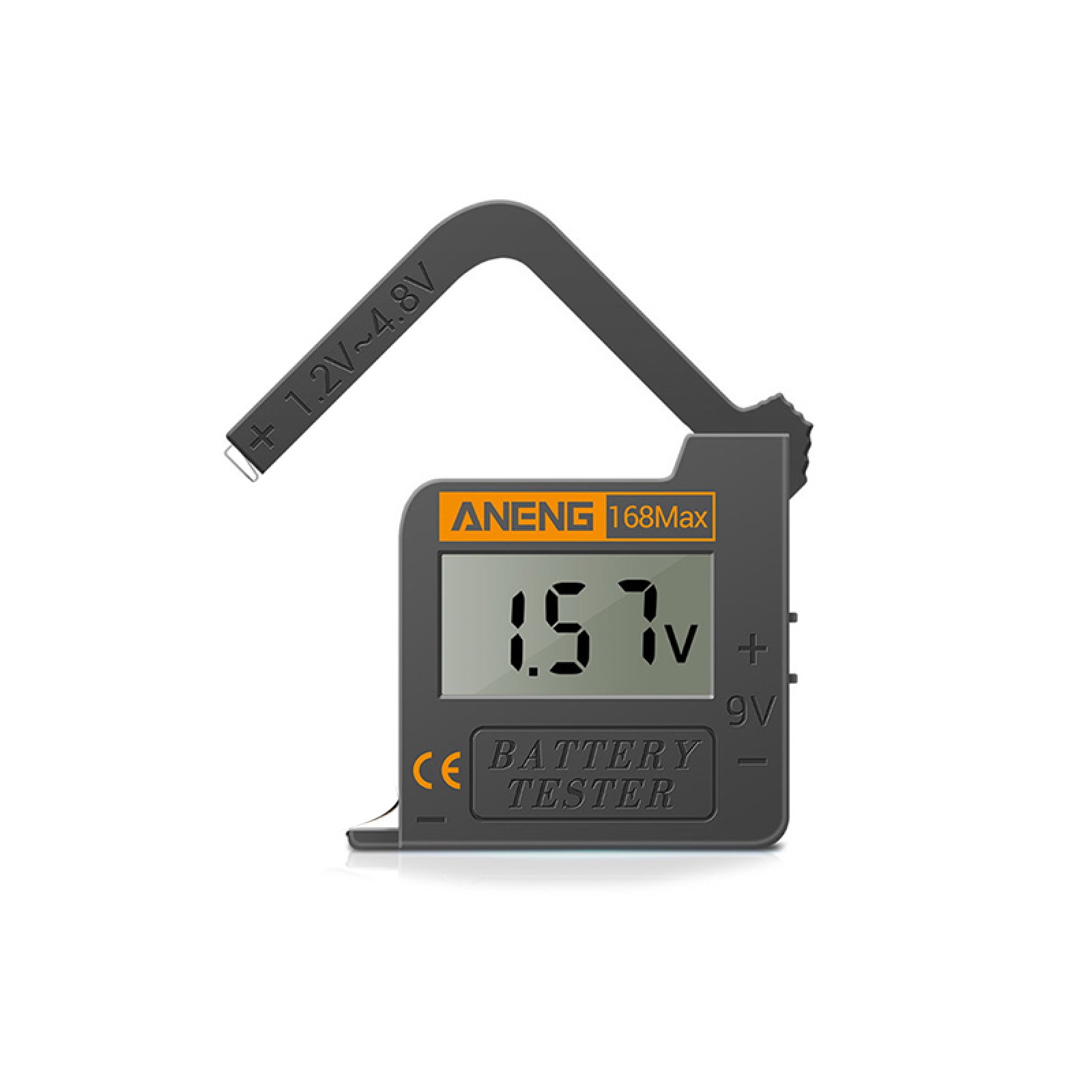 New ANENG 168Max Digital Battery Capacity Checker Volt Checker For 9V AA AAA