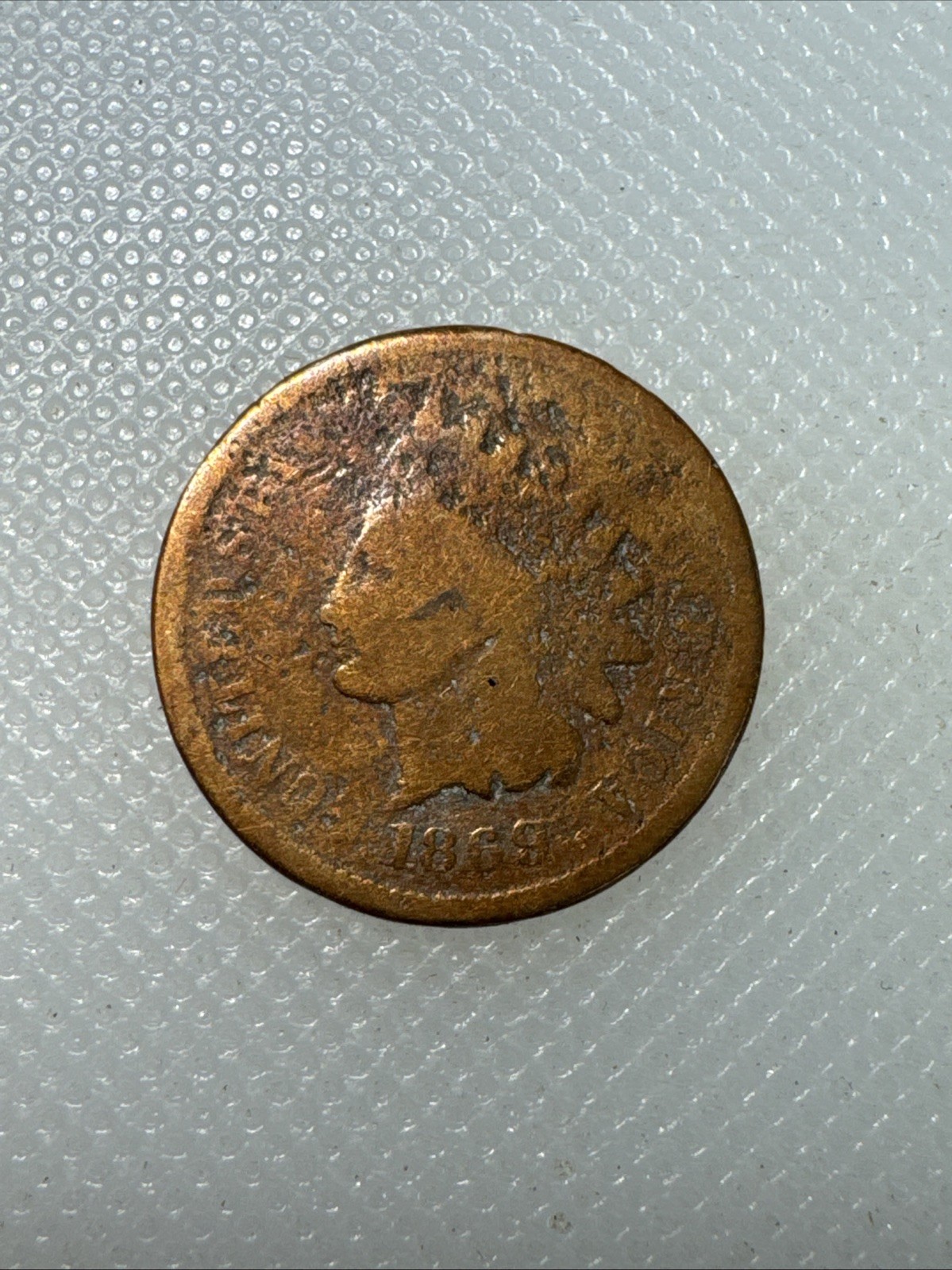 1869 Indian Head Cent U