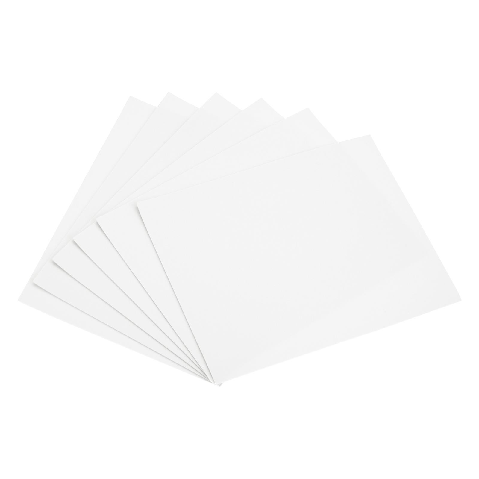 6Pcs EVA Foam Sheets 11 x 8 inch 1.7mm Thickness for Crafts DIY Projects White