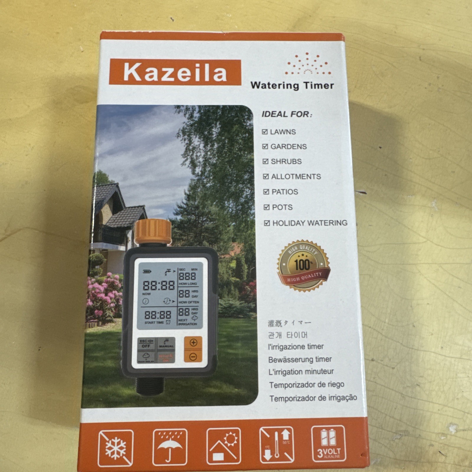 Kazelia Digital Irrigation Water Timer New Open Box