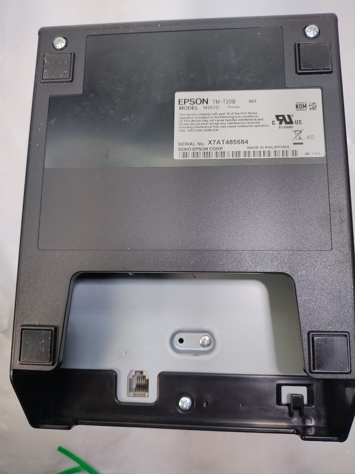 Epson TM-T20III Thermal POS Receipt Printer Bundle - C31CH51001 - Tested - READ!