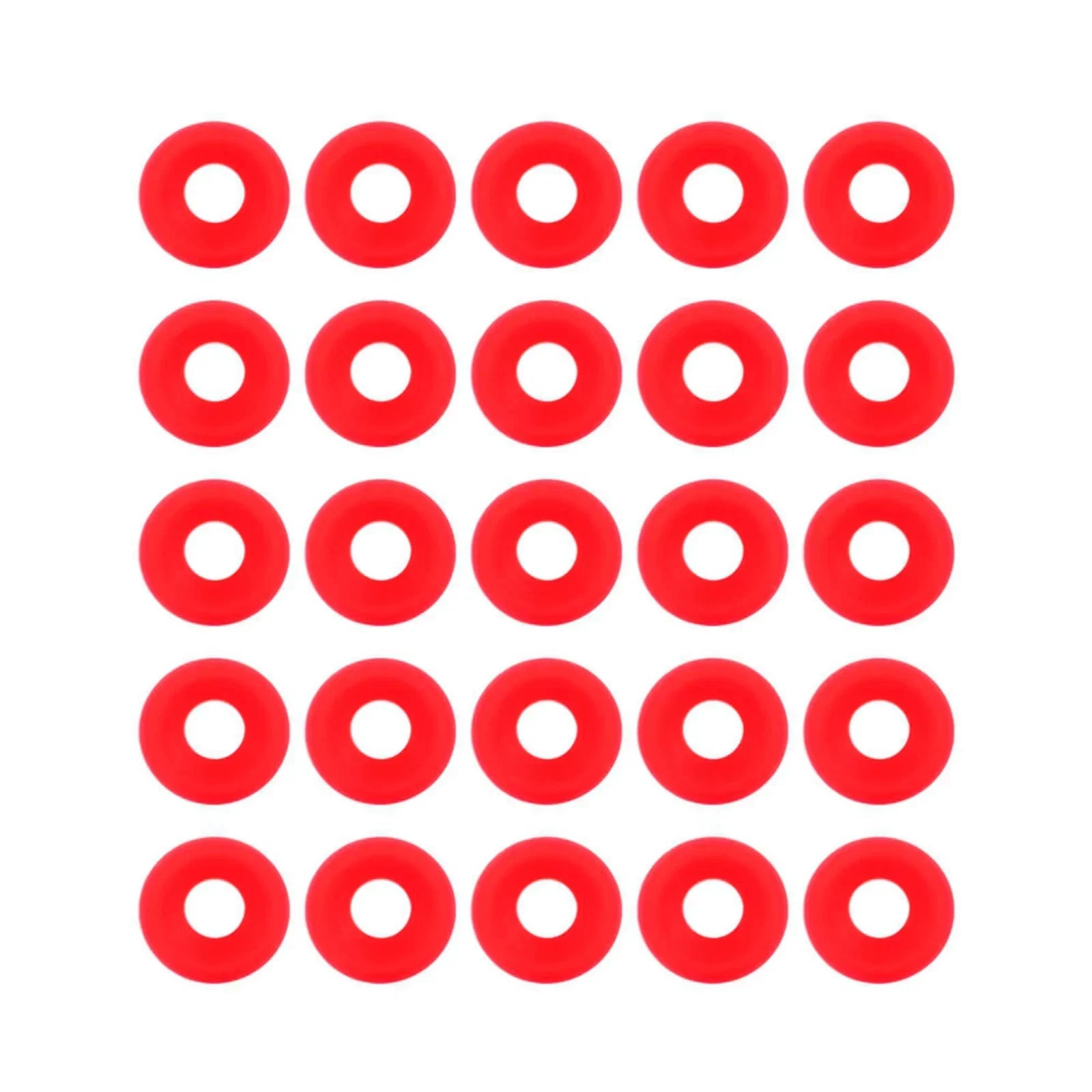 25Pcs Red Silicone Grolsch Gaskets Washers Backs for Swing Flip Top Bottle Home*