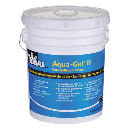 Ideal 31-375 Wire Pulling Lubricant, 5 Gal Bucket, Blue