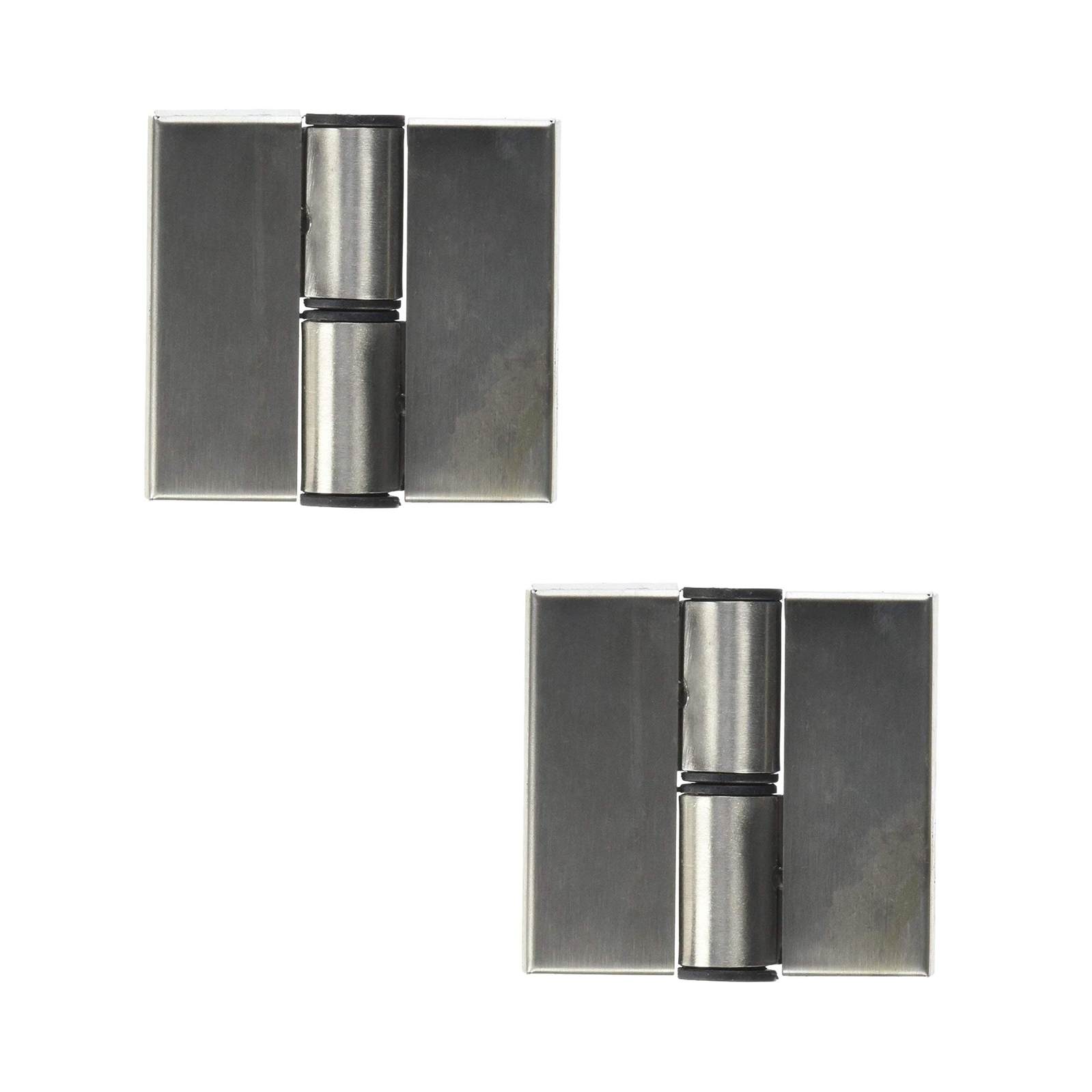 2PCS Stainless Steel Self-Closing Toilet Partition Door Hinge 2.8"x2.6"