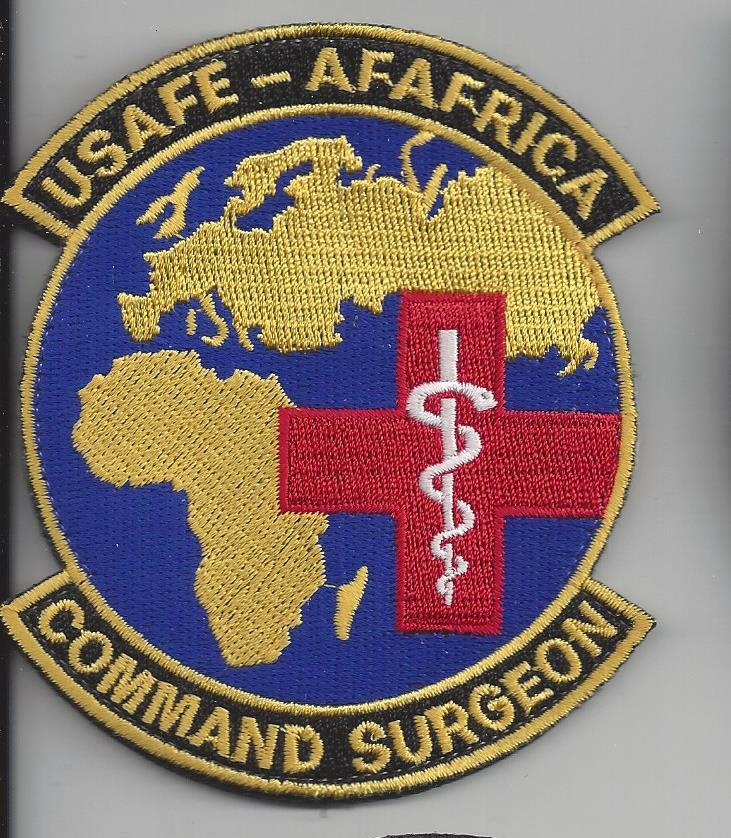 PATCH USAF USAFE AFAFRICA COMMAND SURGEON
