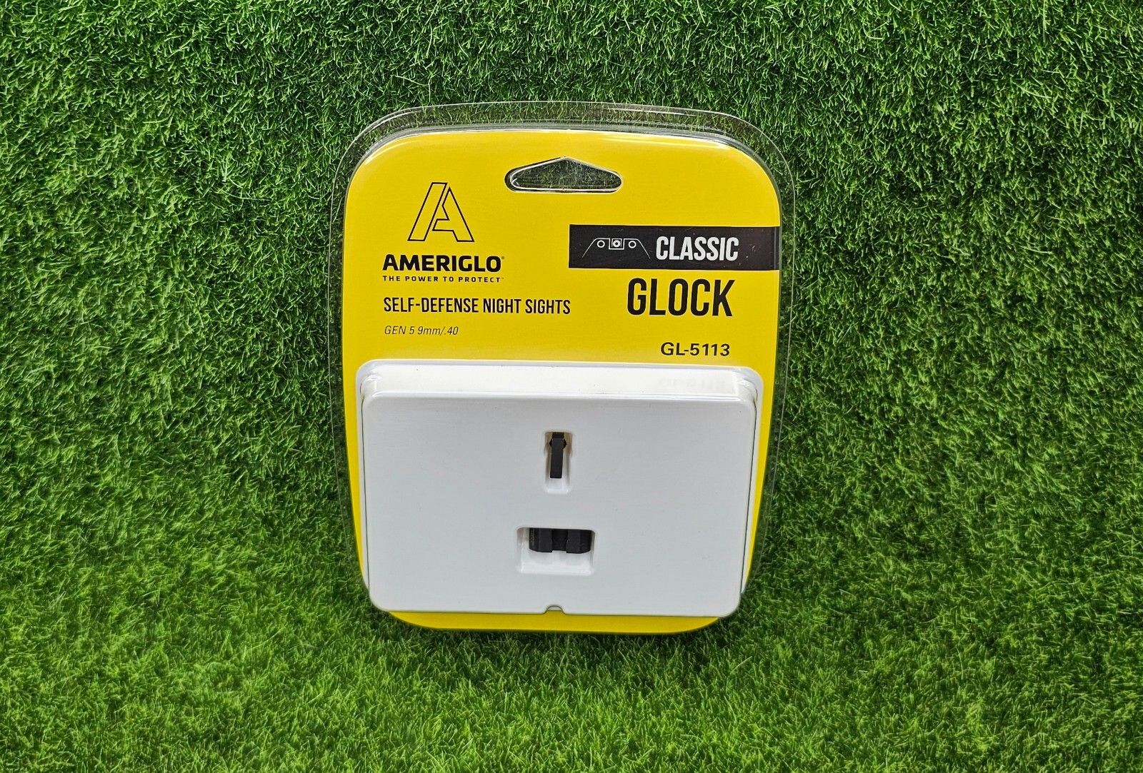 AmeriGlo Classic Night Sight 3-Dot Set for All Glock Gen5 Pistols, W/G - GL-5113
