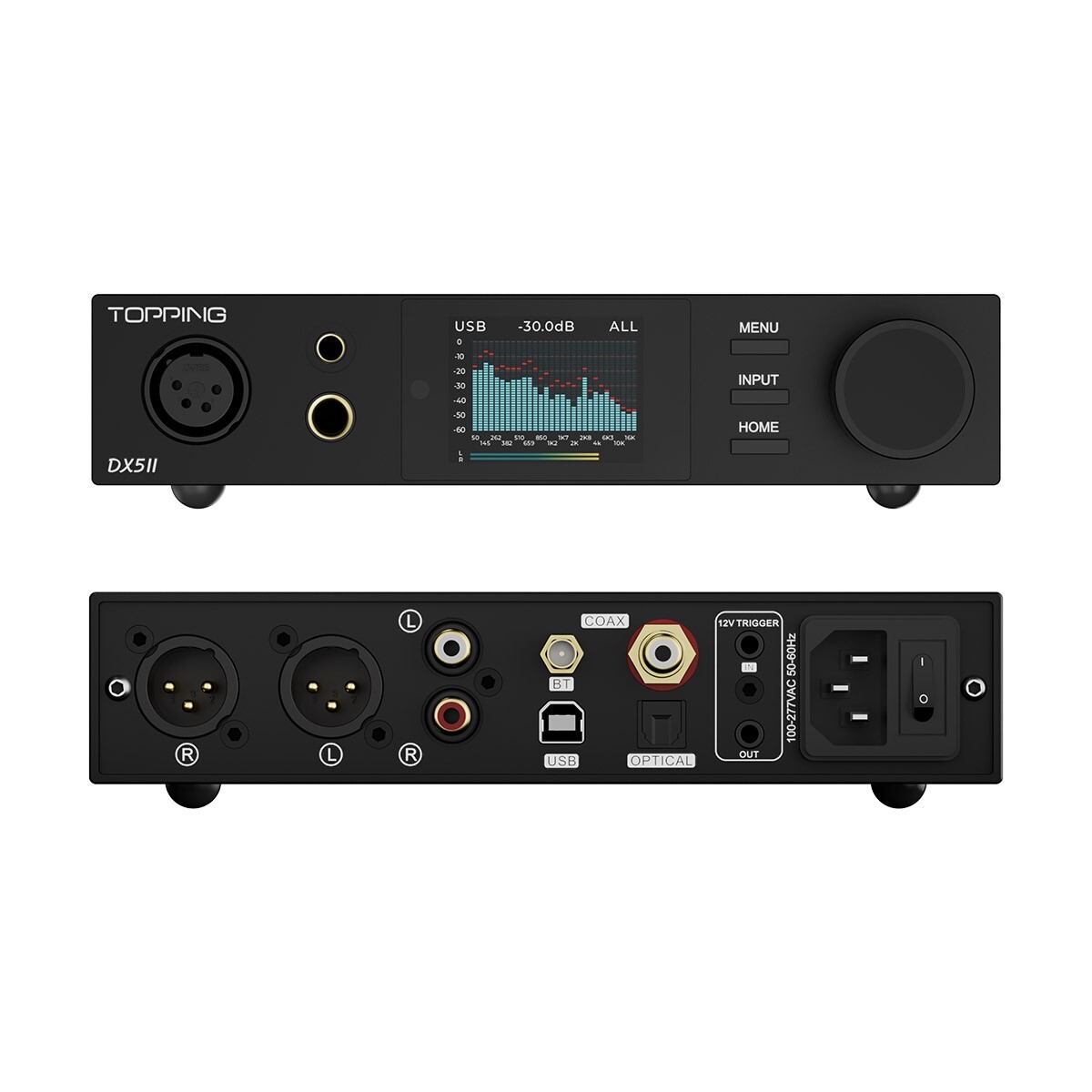 1PC TOPPING DX5 II Fully Balanced DAC & Headphone Amplifier Combo Dual ES9039Q2M