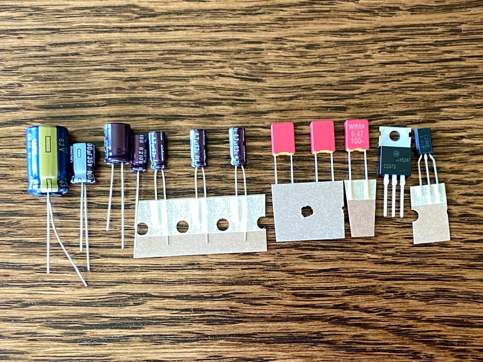 Pioneer PL-518 Speed Repair Kit Capacitors Turntable Recap Set PL-518X (12 parts
