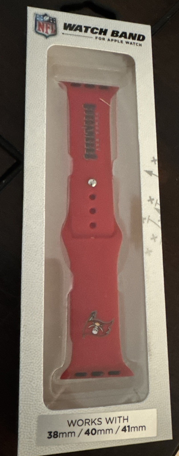 Tampa Bay Buccaneers NFL Apple Watch Band NEW 38/40/41