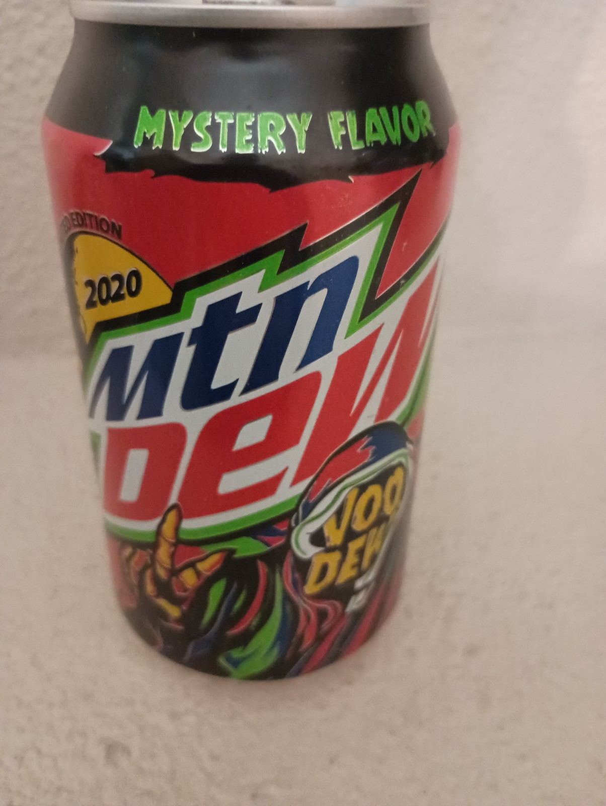 2020 Mountain Dew VooDew Mystery Flavor FUlL Can Holiday Limited Edition MTN