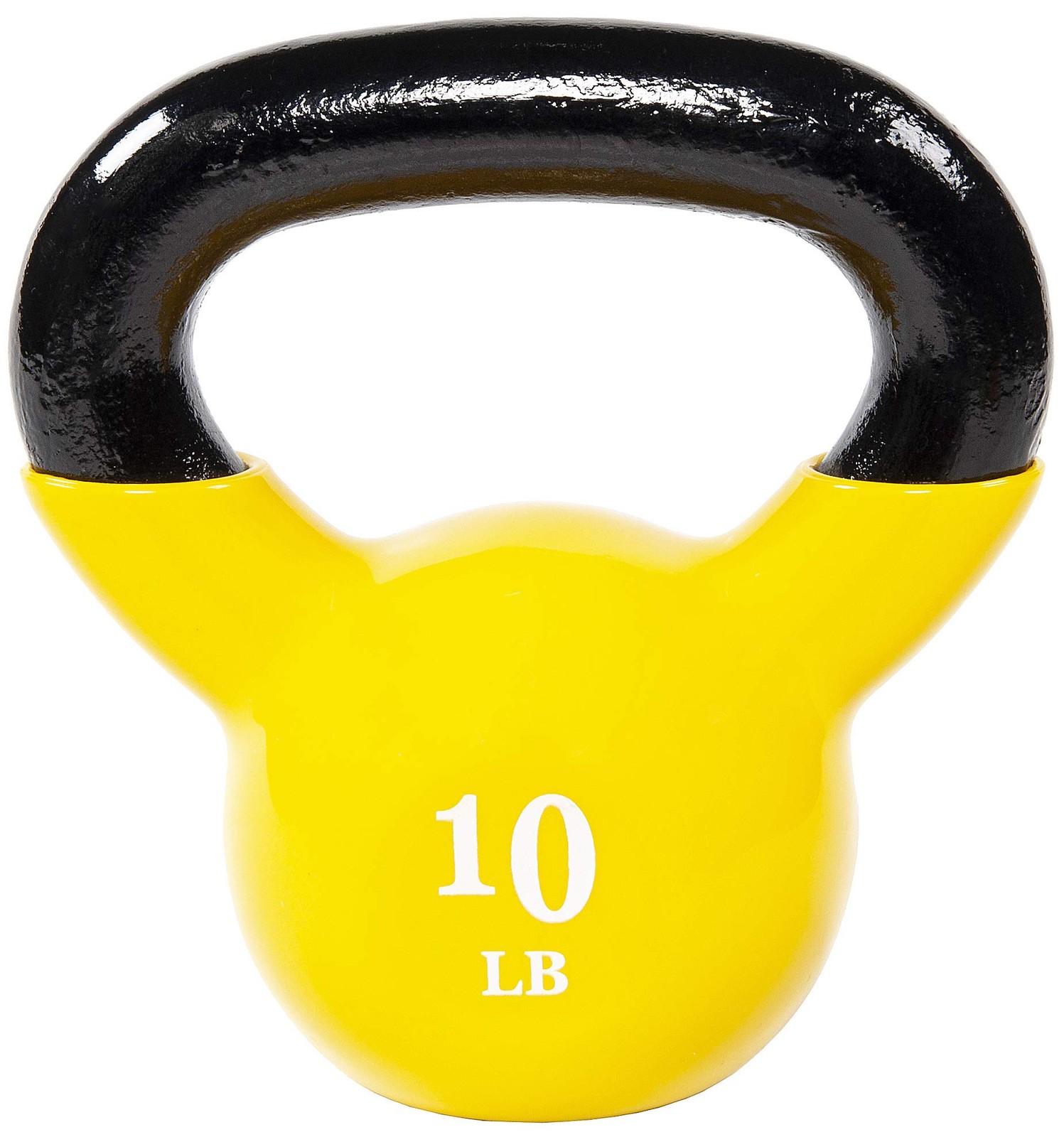 All-Purpose Color Vinyl Coated Kettlebell, 10 Pounds