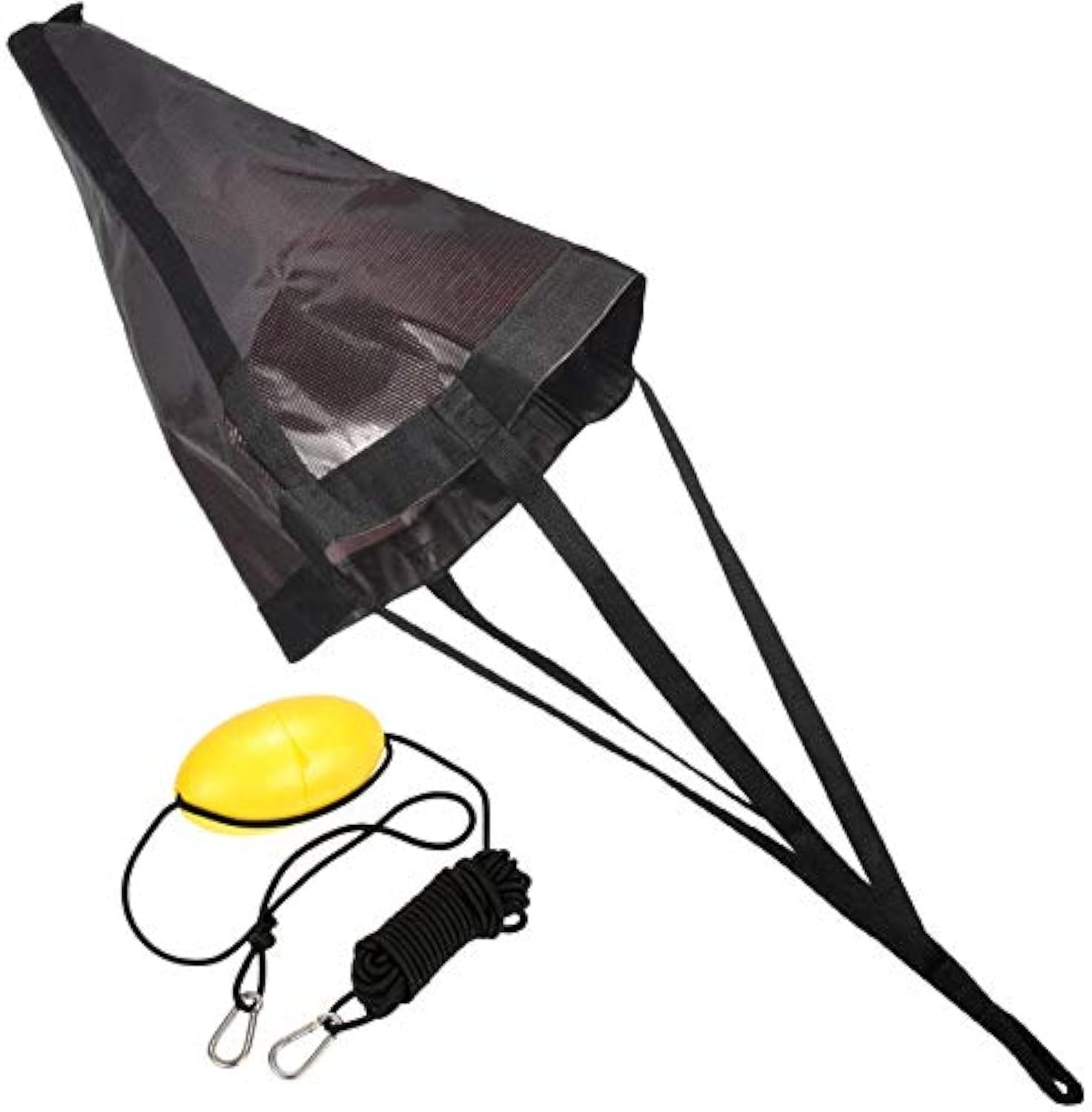 Sea Anchor Drift Sock,24”/32”/42” Parachute Drift Anchor with Harness Buoy fo...