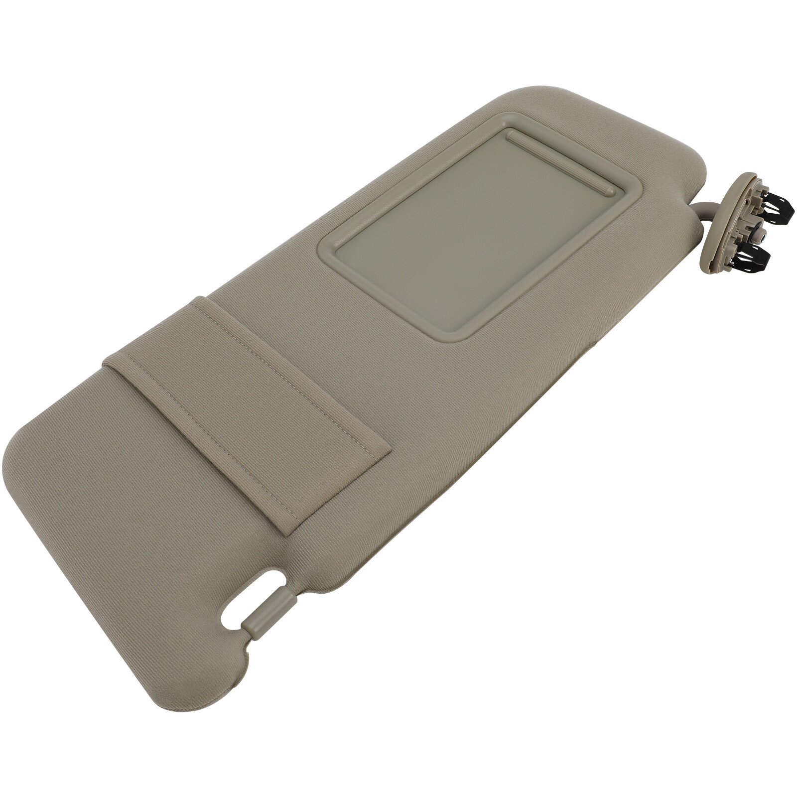 SUN VISOR LEFT DRIVER SIDE TAN BEIGE for Toyota Camry WITHOUT SUNROOF 2007-2011