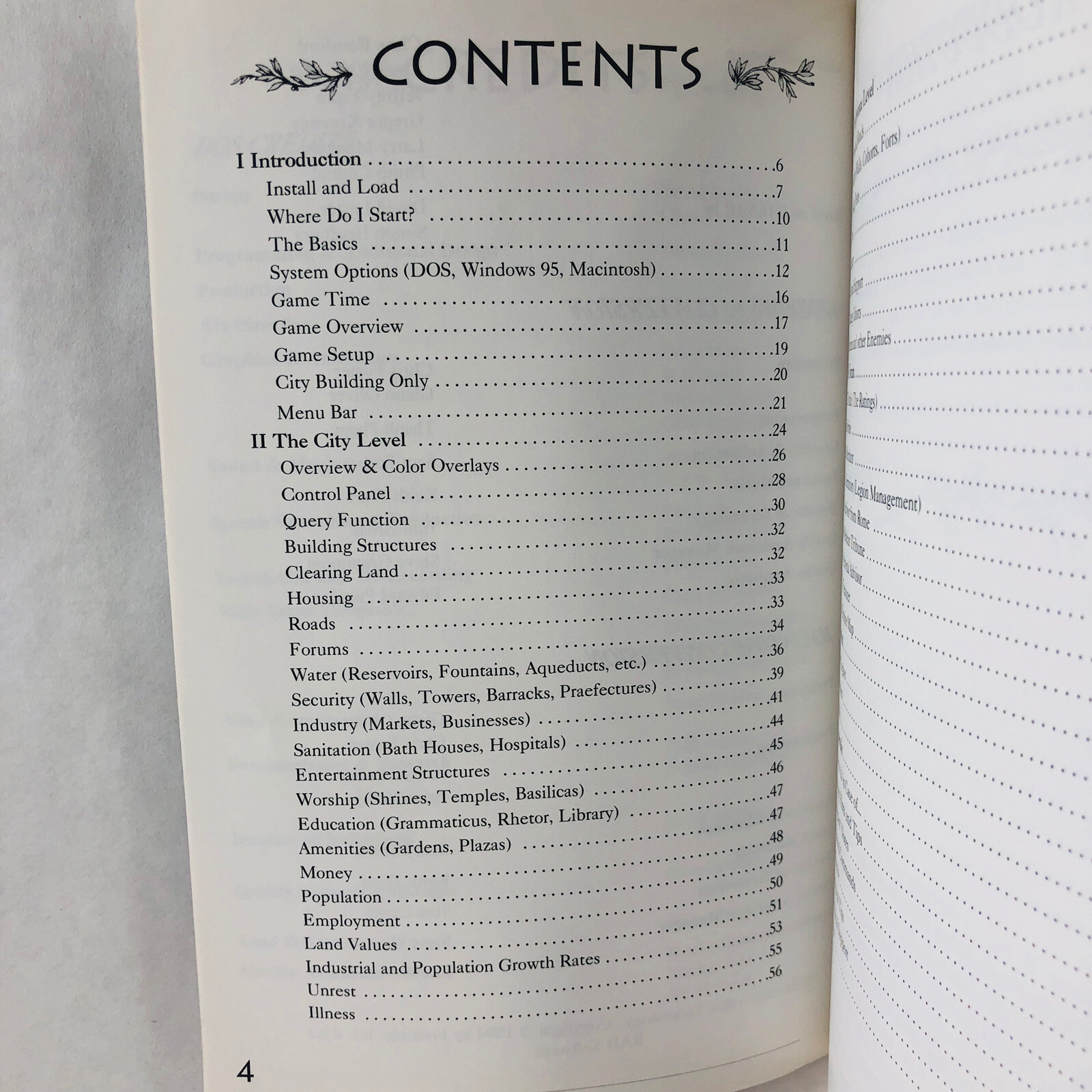 Caesar II Game Manual For Sierra RPG Strategy Reference Softcover Vintage