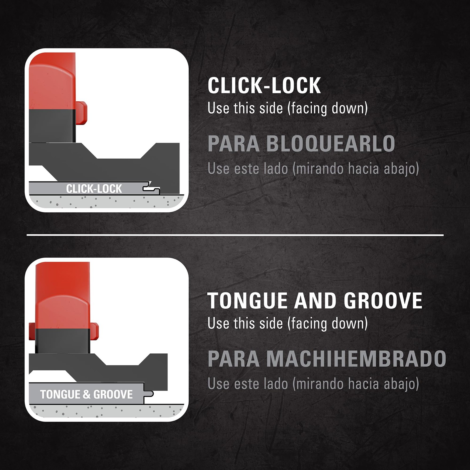 Double Tap Reversible Tapping Block