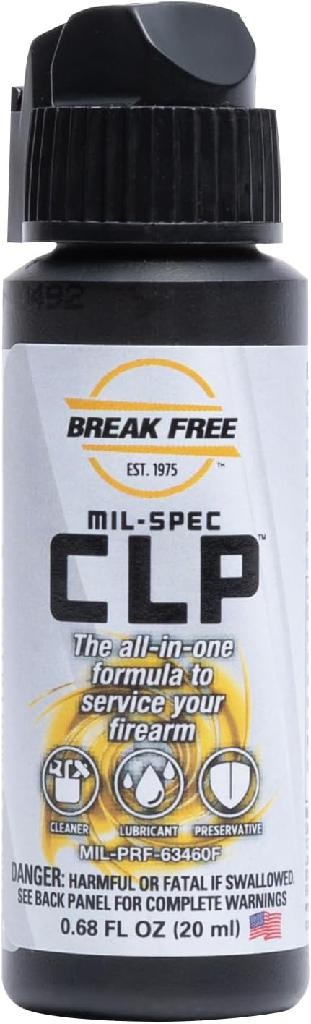 Break Free Mil-Spec CLP Cleaner - Lubricant + Protectant Gun Cleaning Oil