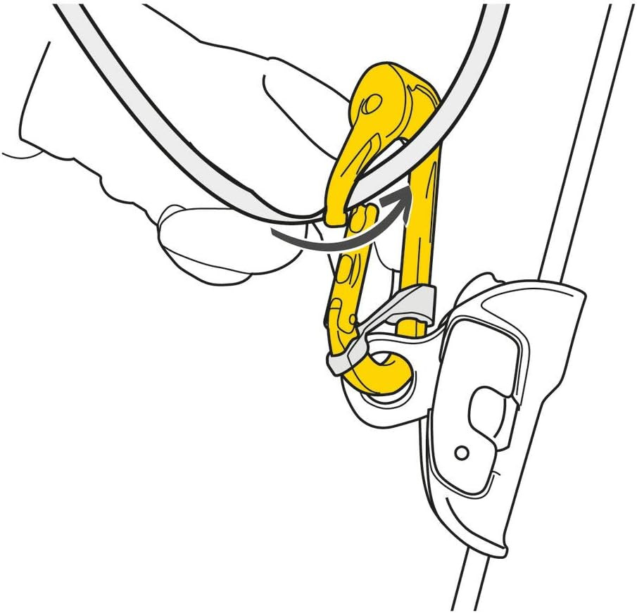 ROLLCLIP a Pulley Carabiner - Triact-Lock (Gate Side Opening)