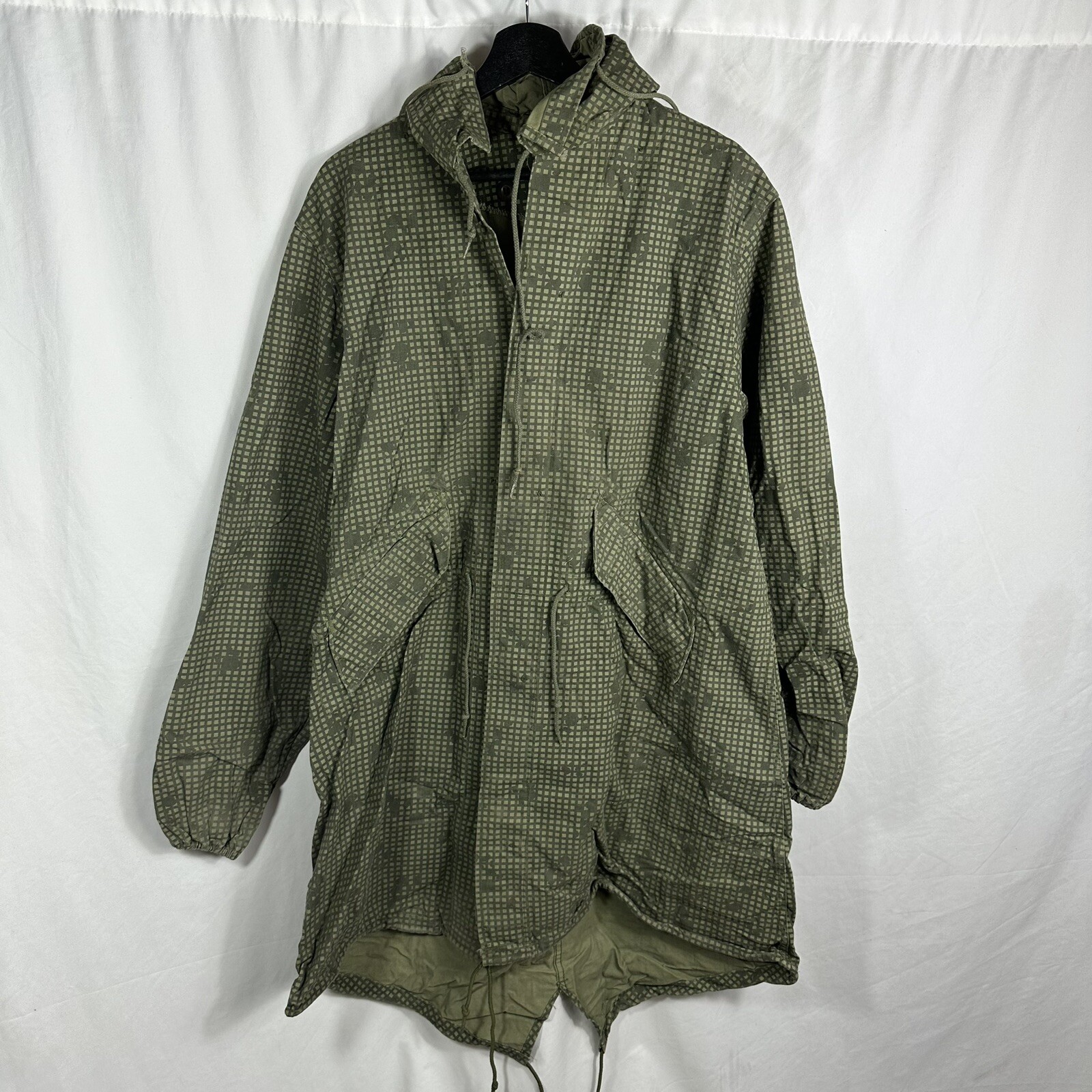 US Army Desert Night Camo Fish Tail Parka Deadstock