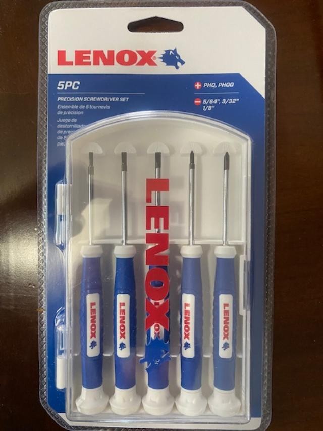 LENOX Tools Screwdriver Set Precision 5-Piece LXHT60918