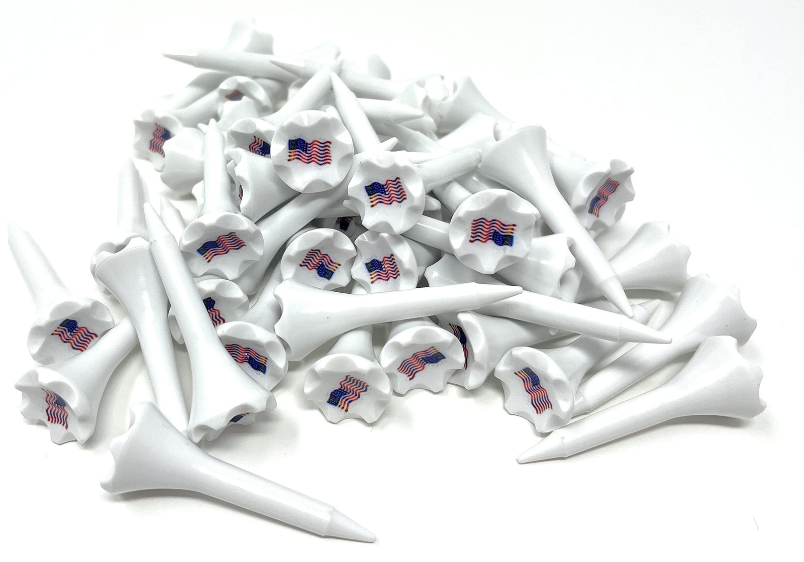 NorthPointe 1 ½” Plastic Golf Tees – Short Tees for Irons, Par