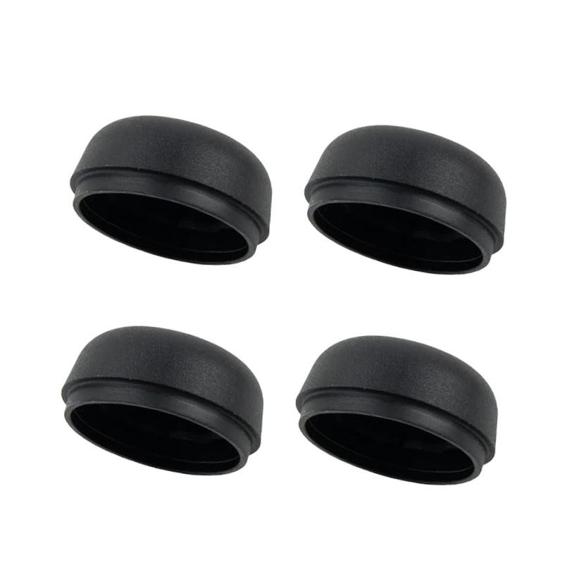 2 Pairs (4 Pcs) Front Windshield Wiper Nut Cover Cap Right & Left Compatible