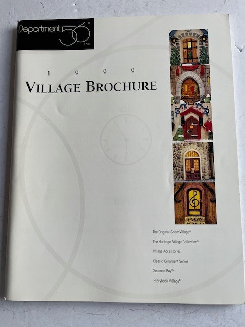 Department 56 - 1999 Village Brochure - Nice!