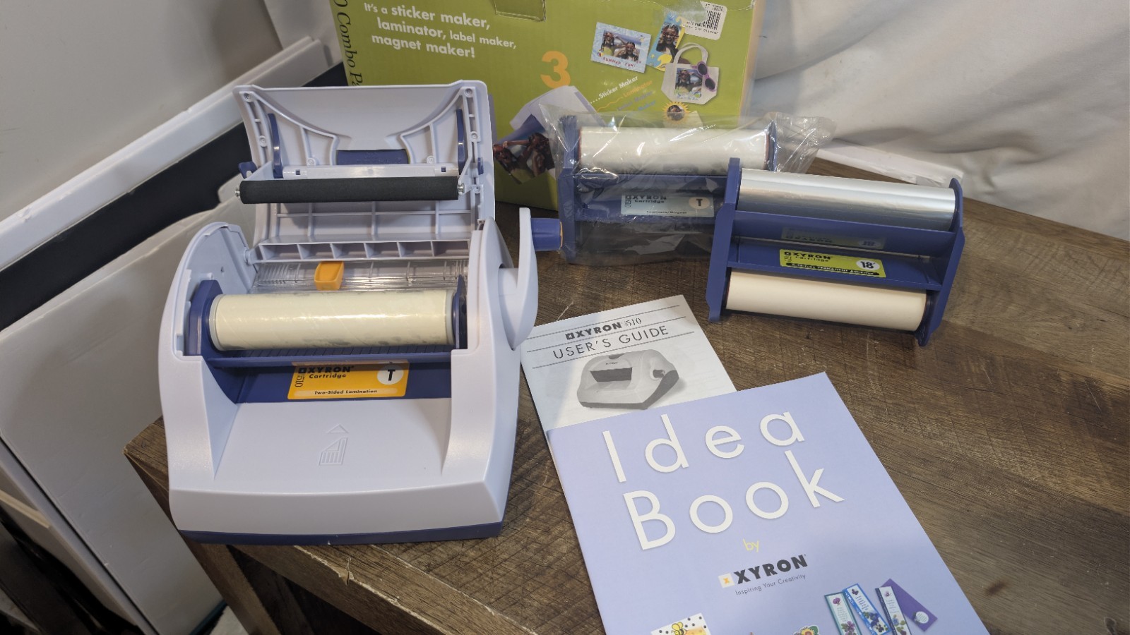 XYRON 510 Sticker, Laminator, Label, & Magnet Maker Machine