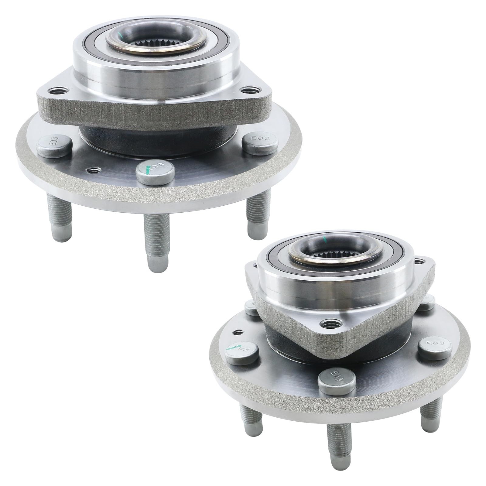 Front or Rear 2WD FWD Wheel Bearing and Hub Assembly 513277 x2 Replacement fo...