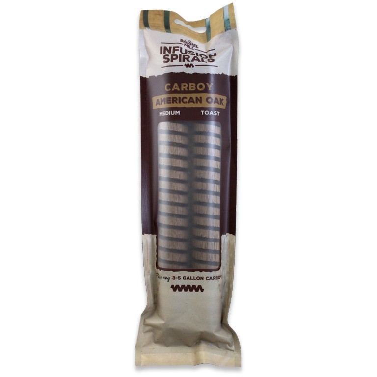 American Oak Spiral (Medium Toast), 8in - 2-Pack