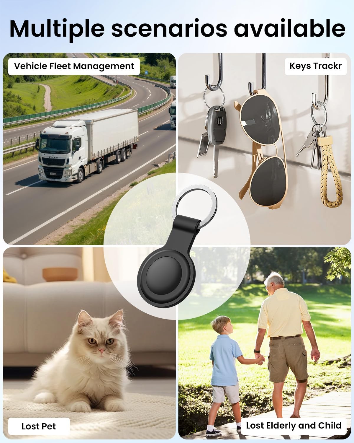 GPS Tracker for Car Mini Magnetic Real Time No Subscription Vehicle Tracker