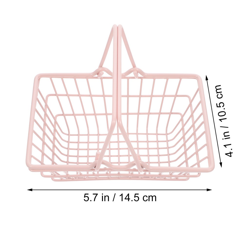 Home Serving Basket Shopping Baskets Tray Rustic Tabletop Storage Bin