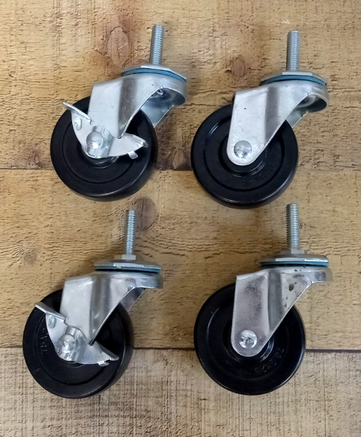 Replacement Casters for TRINITY Bamboo Top Kitchen Cart Costco Item 1049997